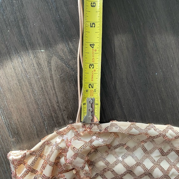 Pretty Little thing sequence gold dress! Size 2 - Picture 12 of 12